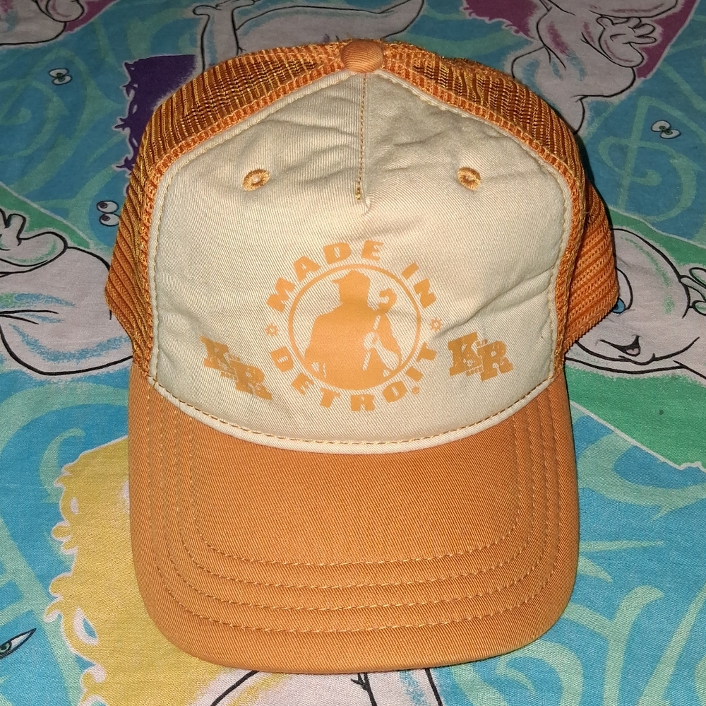 Kid Rock Made In Detroit Vintage Trucker Hat Cap